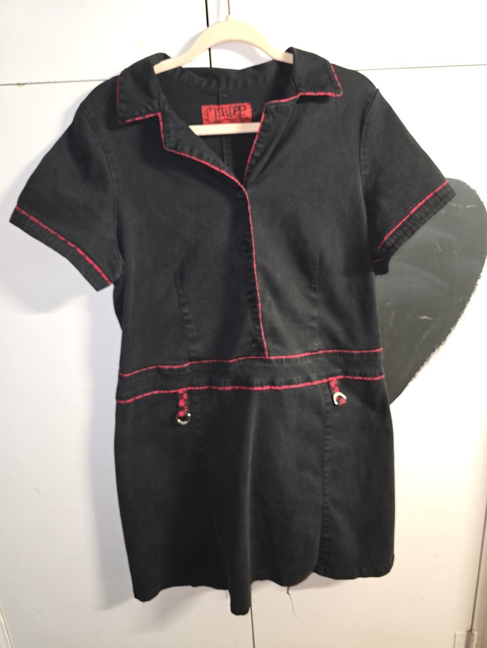 Tripp Nyc Collar Buckle Dress Size 16 (Read Description)